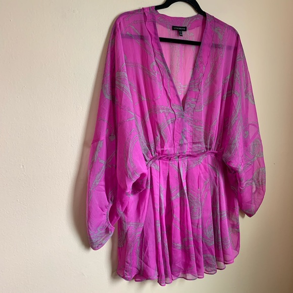 SOLD✨Lane Bryant V neck Polyester Sheer Blouse - Picture 5 of 8